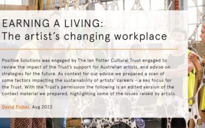 Earning a Living: The artist’s changing workplace