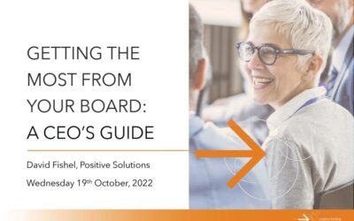 WEBINAR: Getting the most from your Board: A CEO’s Guide