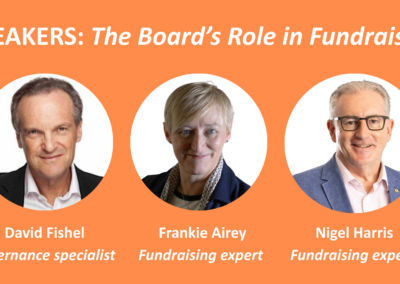 Webinar: The Board’s Role in Fundraising